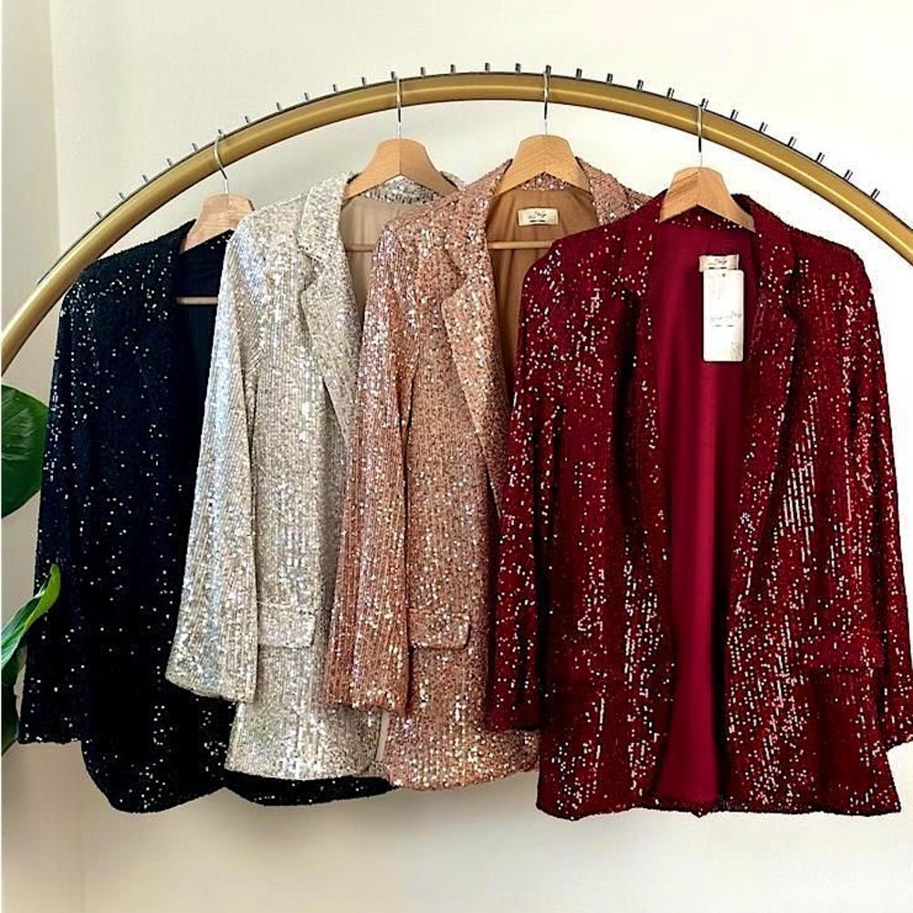 Made in Italy Sequins Blazer